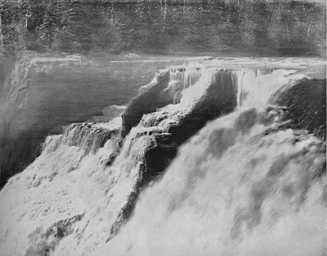 Wodospady Kakabeka, Jezioro Superior, c1897. autorstwa Unbekannt