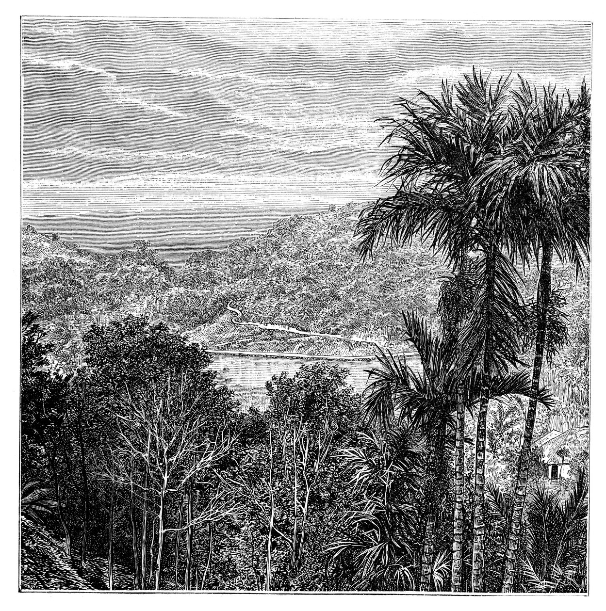 Kandi Maha Nuwara, Sri Lanka, 1895 autorstwa Unbekannt
