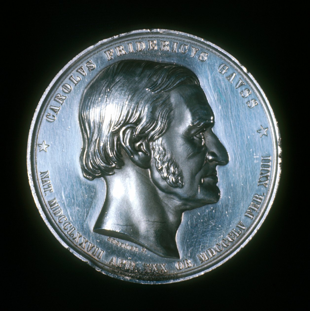 Carl Friedrich Gauss, niemiecki matematyk, astronom i fizyk autorstwa Unbekannt