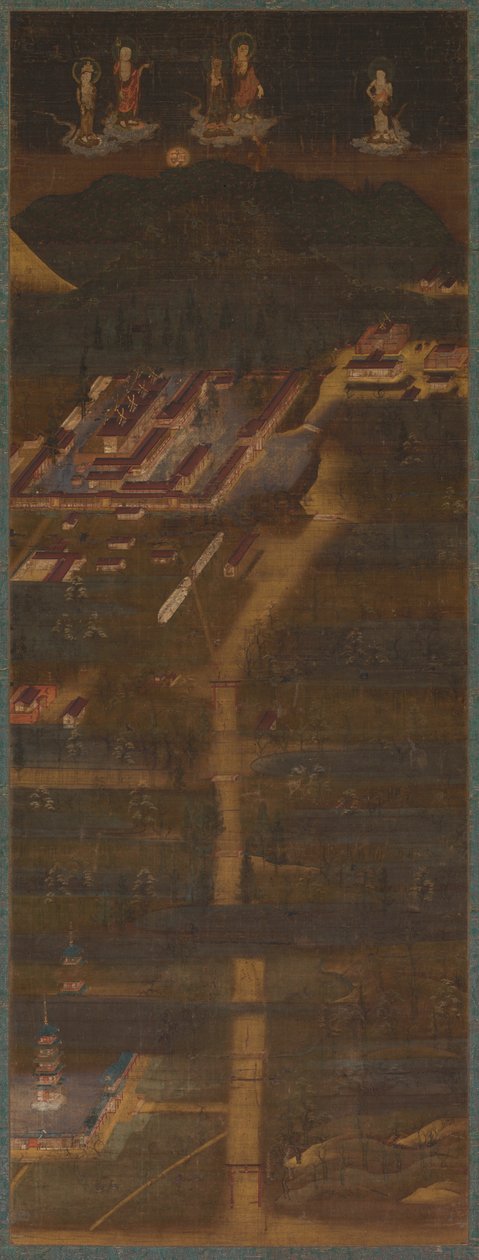Mandala świątyni Kasuga, 1300-1333. autorstwa Unbekannt