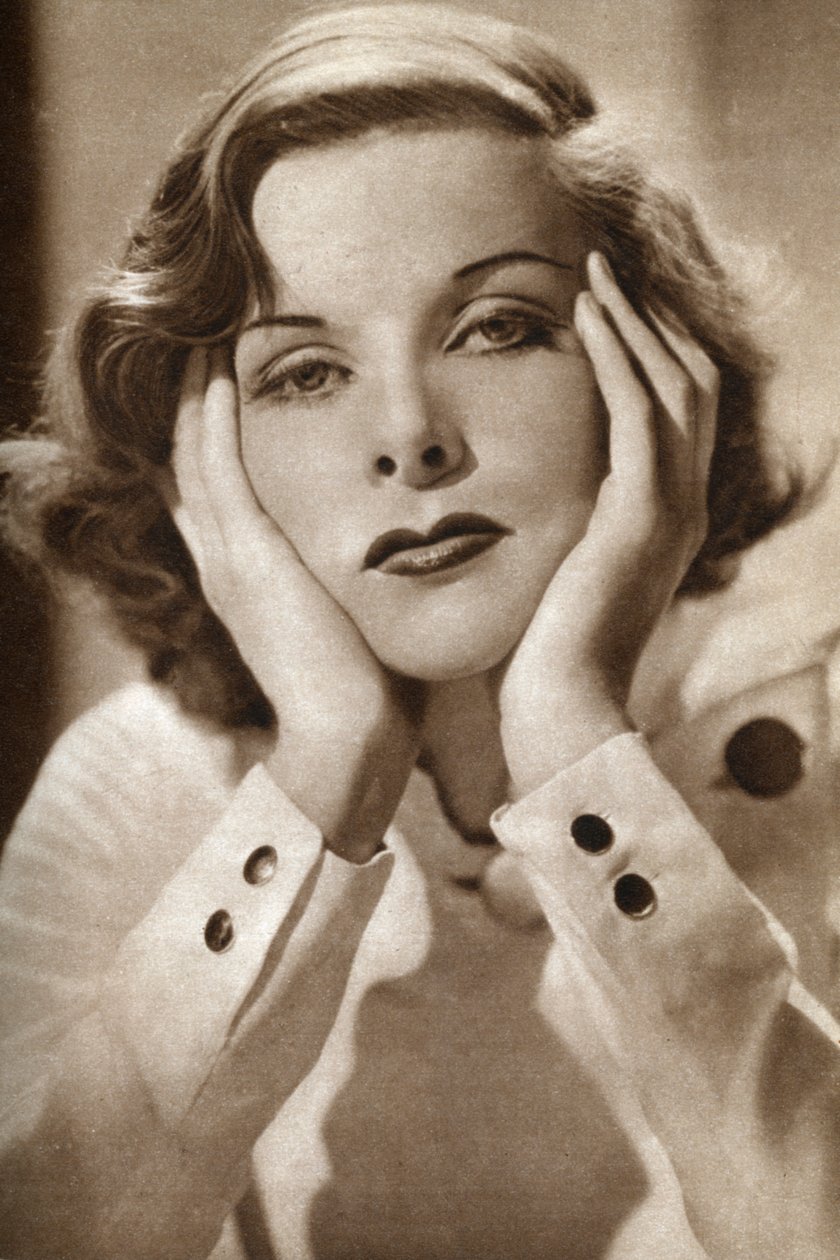 Katharine Hepburn, amerykańska aktorka, 1933 autorstwa Unbekannt