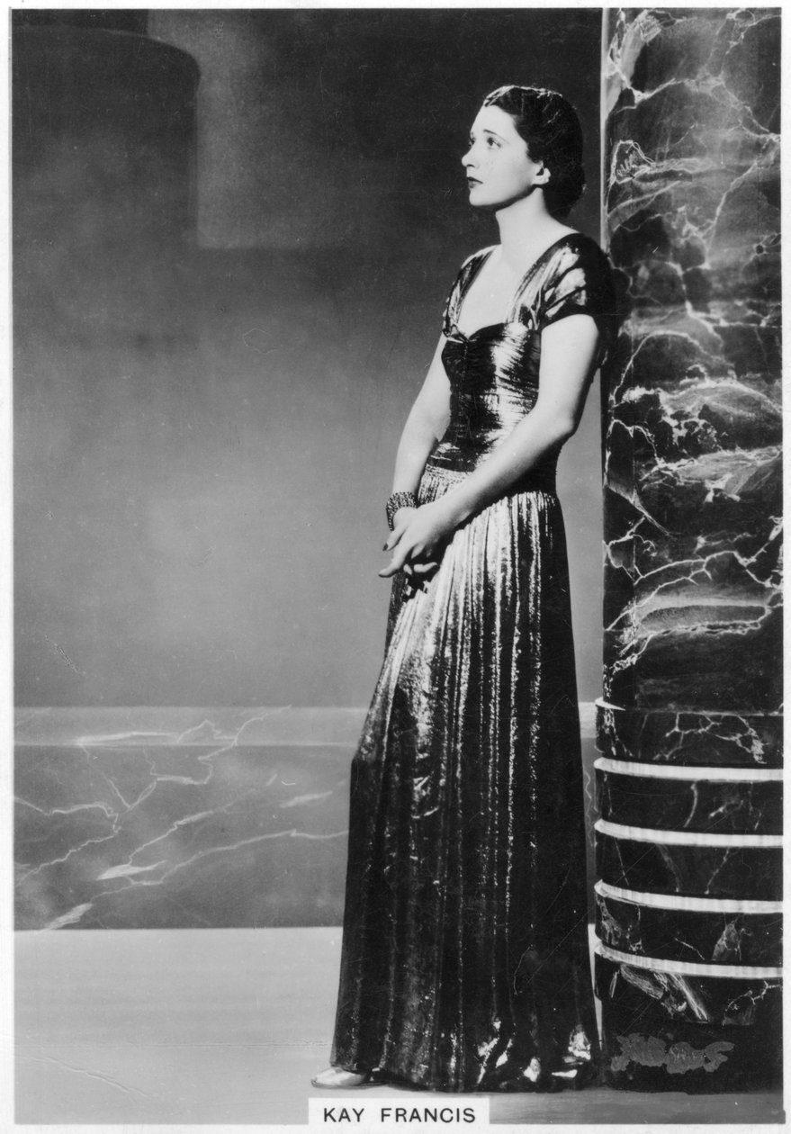 Kay Francis, amerykańska aktorka teatralna i filmowa, 1938 autorstwa Unbekannt