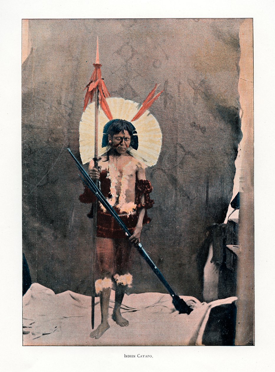Indianin Kayapo, XIX w. autorstwa Unbekannt