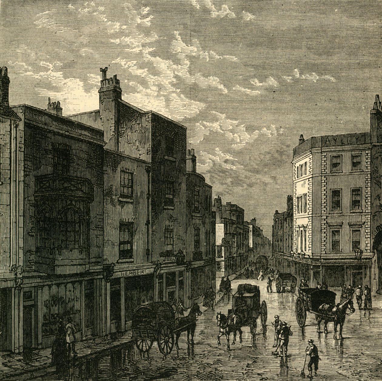 Kensington High Street, 1860, c1876. autorstwa Unbekannt