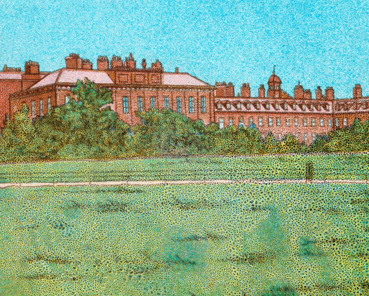 Pałac Kensington, ok. 1902 r. autorstwa Unbekannt