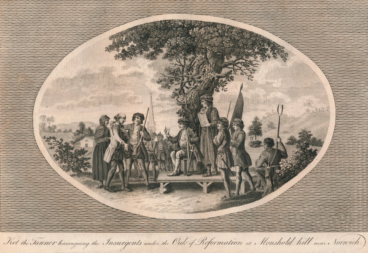 Bunt kettów, Norfolk, 1549 1793 autorstwa Unbekannt