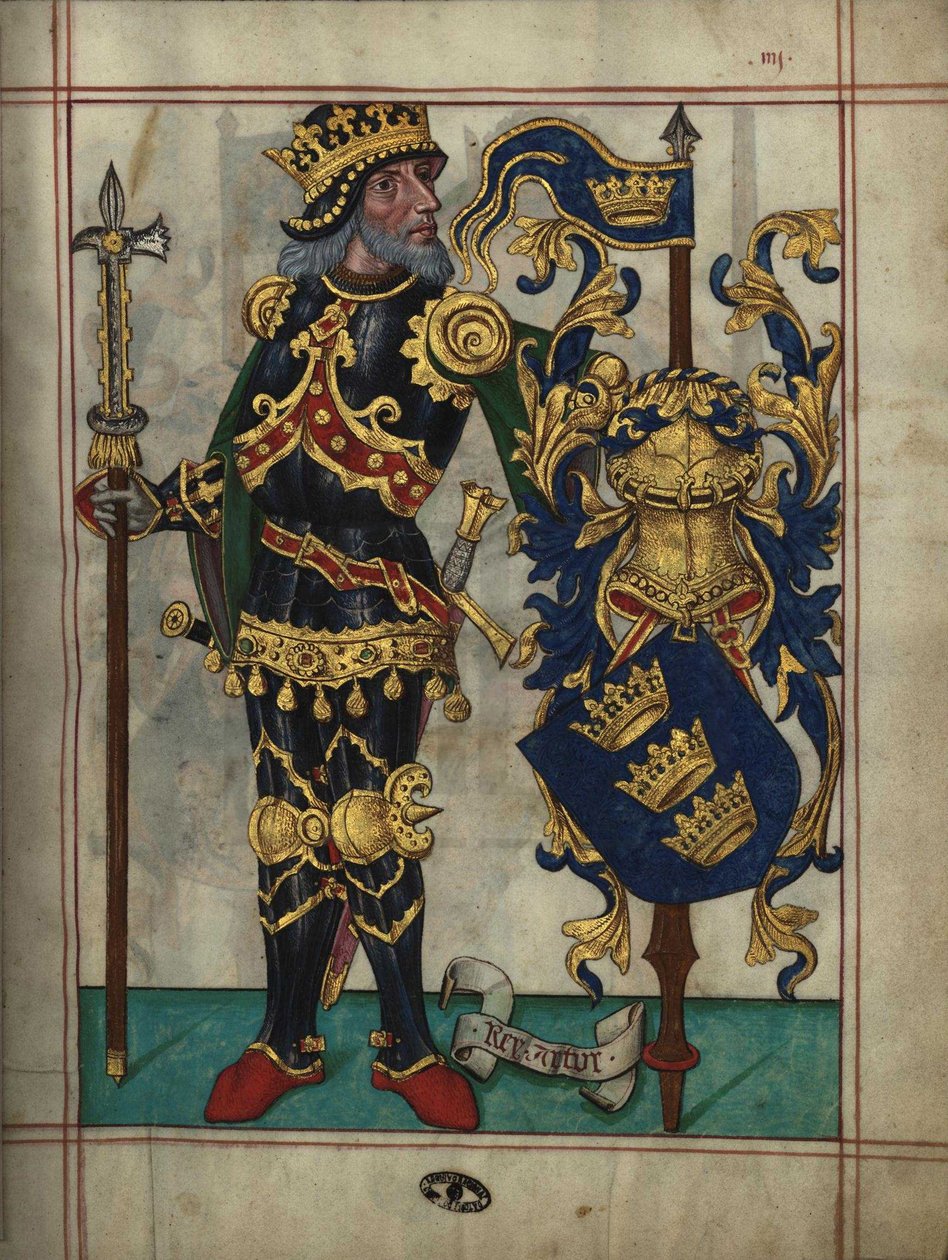 Król Artur z Livro do Ameiro-Mor, 1509 autorstwa Unbekannt