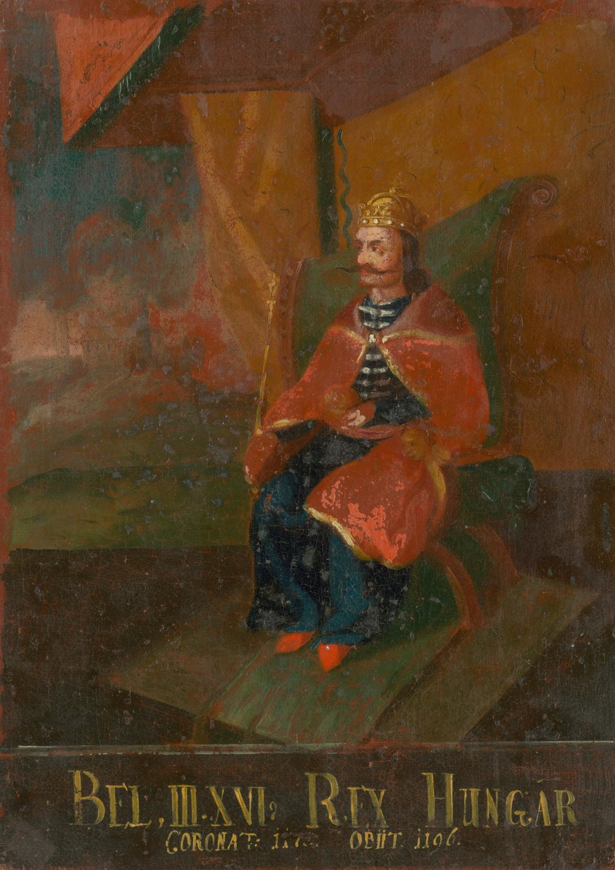 Król Węgier i Chorwacji Bela III, I poł. XVIII w. autorstwa Unbekannt
