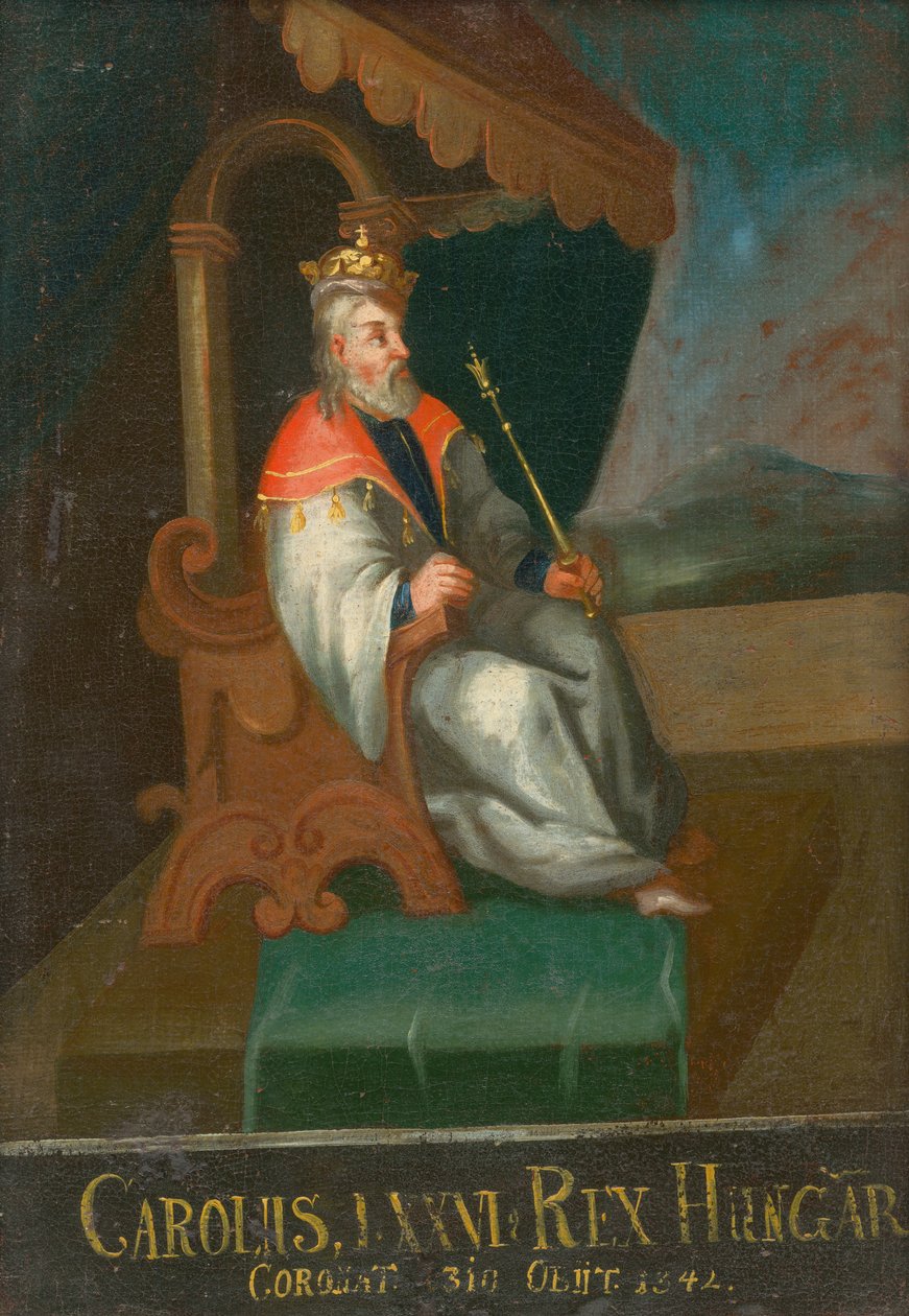 Król Karol I Węgier i Chorwacji 1288-1342, I poł. XVIII w. autorstwa Unbekannt