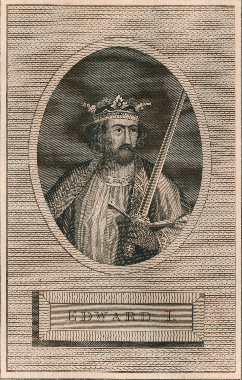Król Edward I, 1793 autorstwa Unbekannt