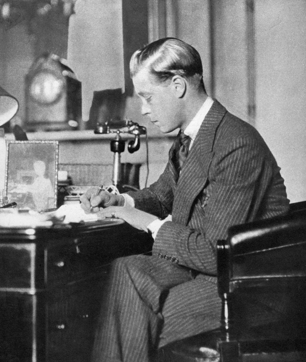 Król Edward VIII w pracy, 1936 autorstwa Unbekannt