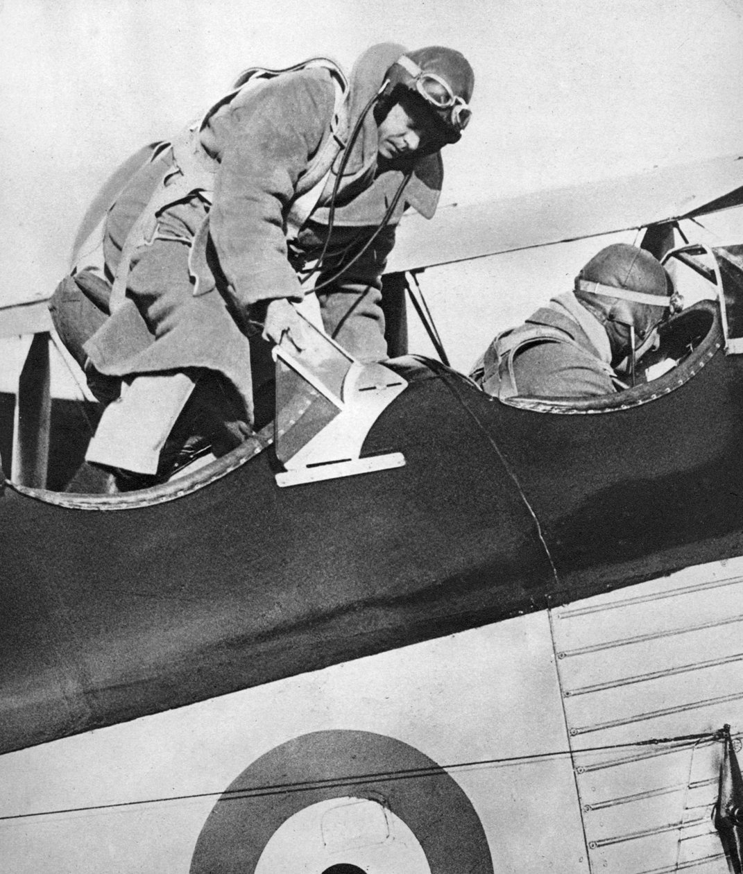 Król Edward VIII w samolocie, 1936 autorstwa Unbekannt
