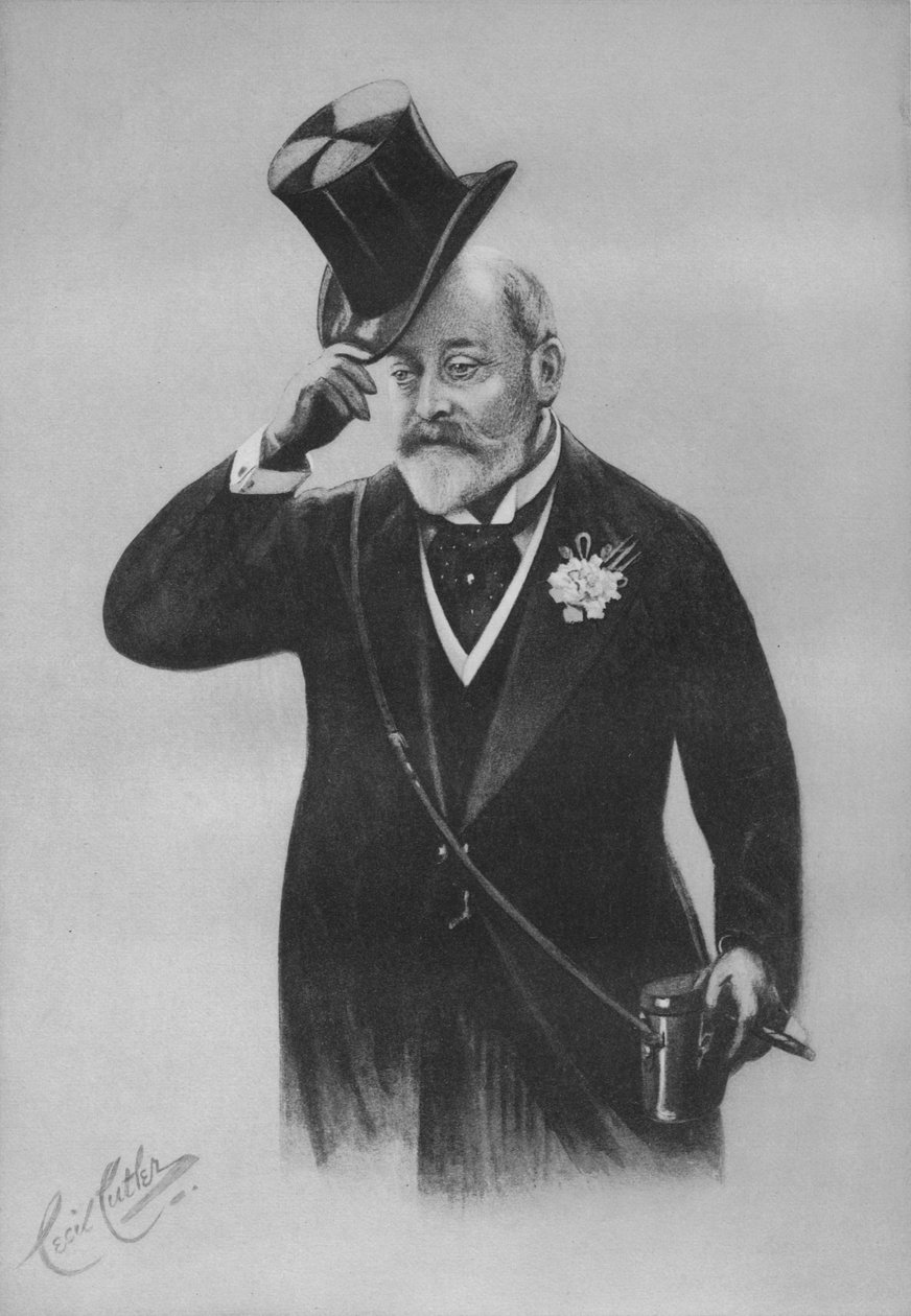 Król Edward VII, 1911 autorstwa Unbekannt