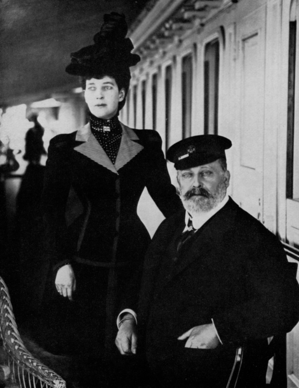 Król Edward VII i królowa Aleksandra w Cowes, Isle of Wight, sierpień 1909 1964 autorstwa Unbekannt