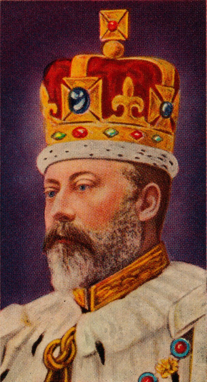 Król Edward VII podczas koronacji, 1902 1935 autorstwa Unbekannt