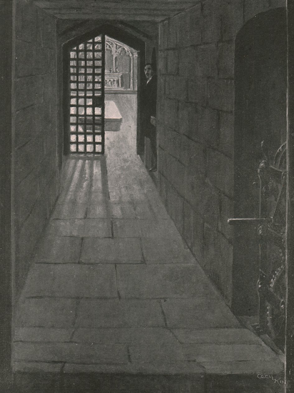 Grobowiec króla Edwardsa pod kaplicą Albert Memorial Chapel, Windsor, 1910 r. autorstwa Unbekannt