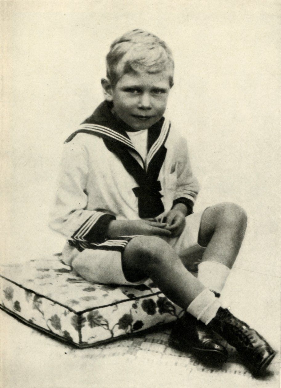 Król Jerzy VI na wakacjach w Osborne w latach 1899, 1937. autorstwa Unbekannt