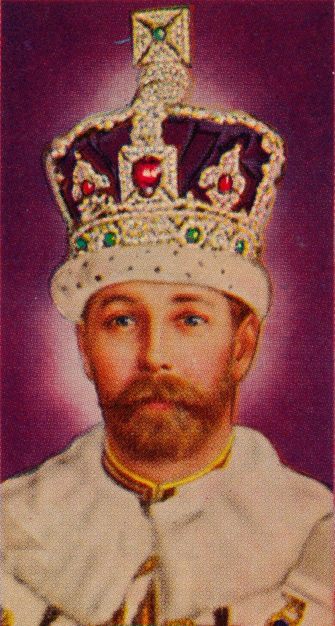 Król Jerzy V podczas koronacji, 1911 1935 autorstwa Unbekannt
