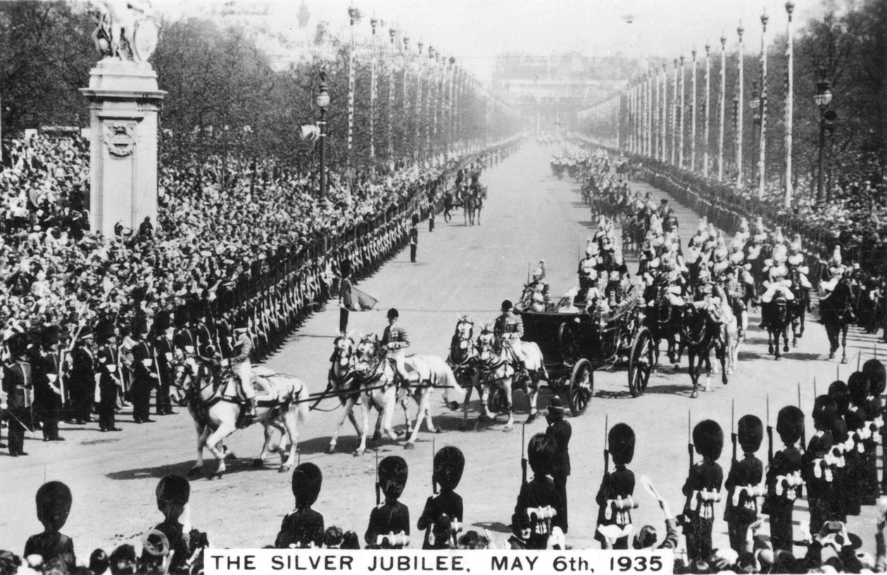 Król Jerzy kontra Srebrny Jubileusz, Londyn, 6 maja 1935 r. autorstwa Unbekannt