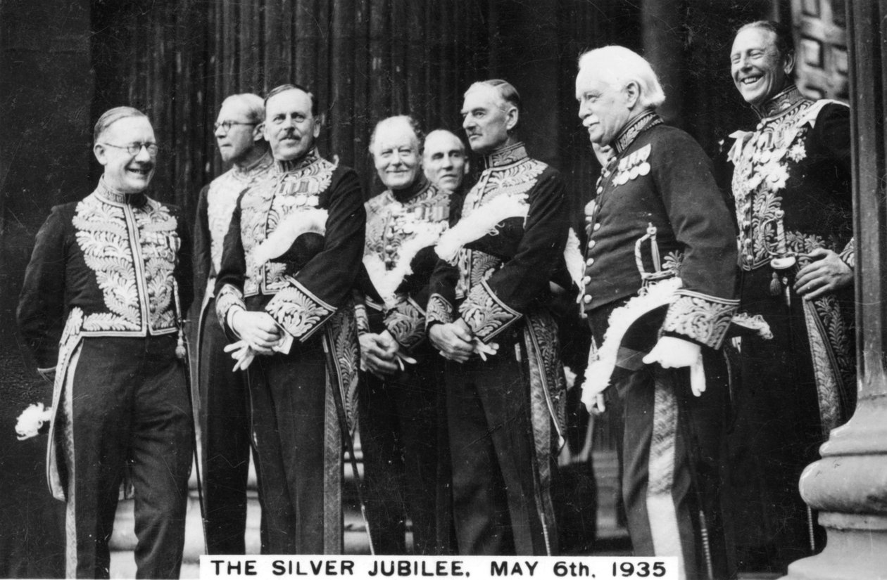 Król Jerzy kontra Srebrny Jubileusz, Londyn, 6 maja 1935 r. autorstwa Unbekannt