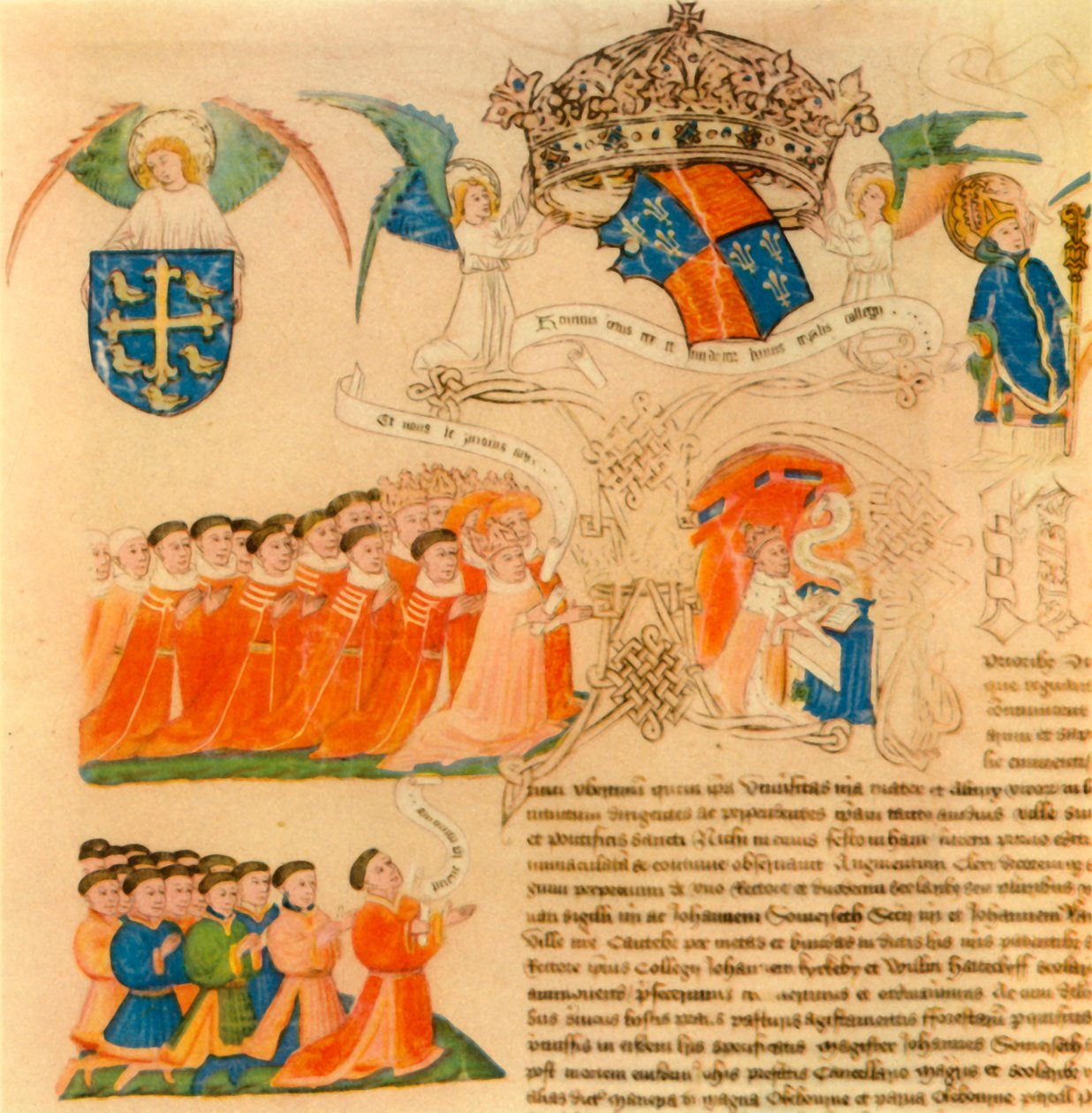 „Król Henryk VI z przedstawicielami lordów i gmin”, 1446, 1947. autorstwa Unbekannt