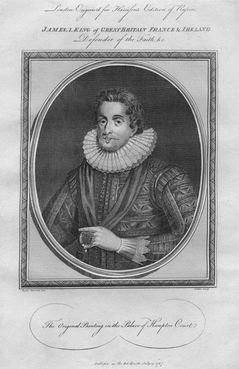 Król Jakub I, 1787. autorstwa Unbekannt