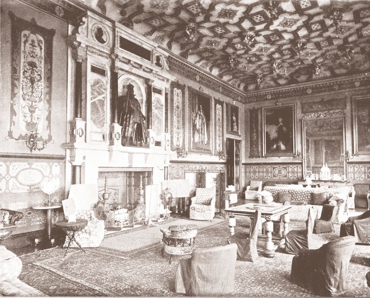 Pokój Króla Jakuba, Hatfield House, Hatfield, Hertfordshire, 1894. autorstwa Unbekannt