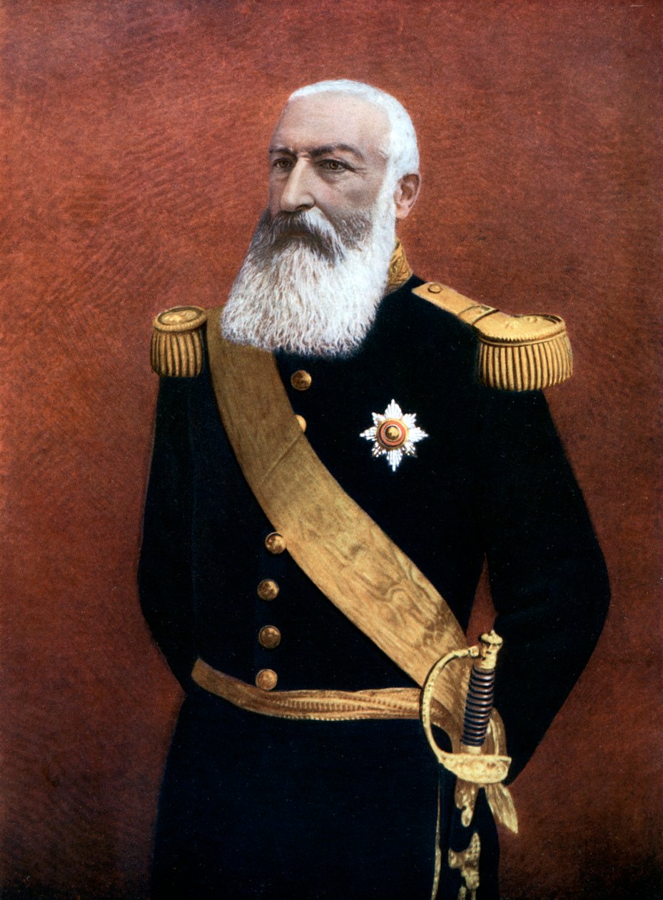 Król Belgii Leopold II, koniec XIX-początek XX wieku autorstwa Unbekannt