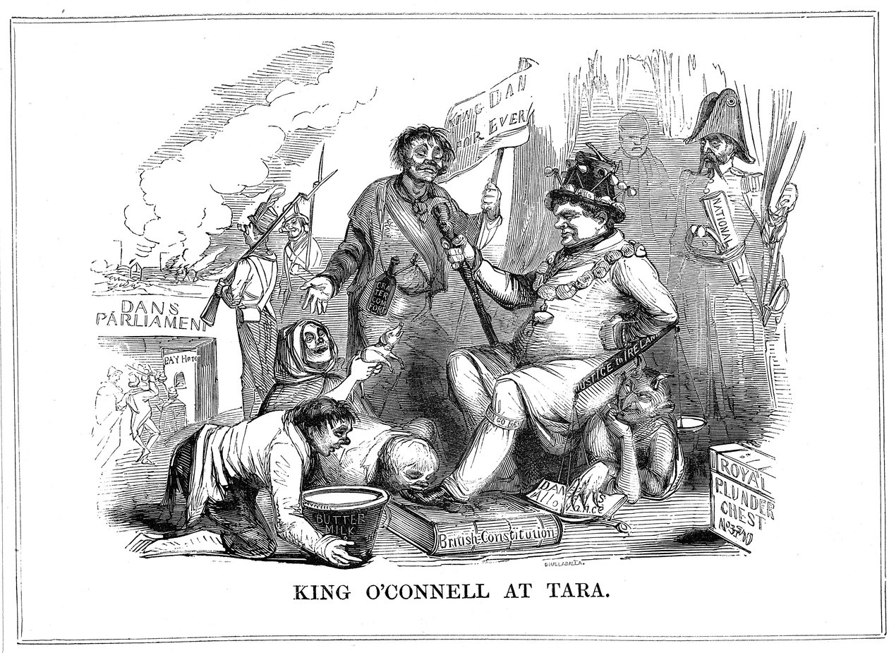 Król OConnell w Tara, 1843 autorstwa Unbekannt
