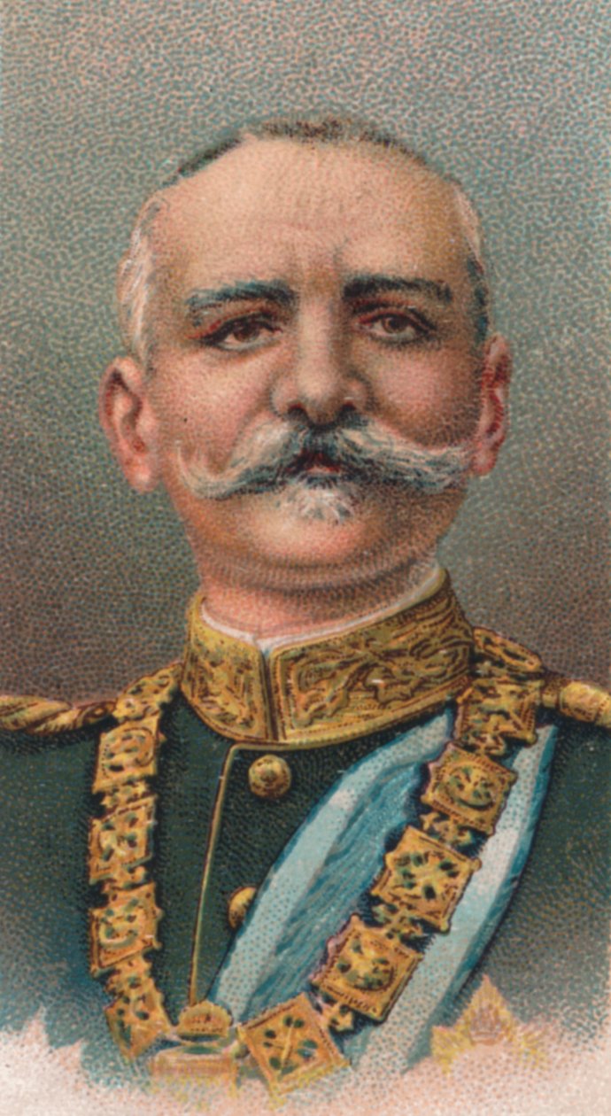 Król Piotr I 1844-1921 Serbii, 1917 autorstwa Unbekannt