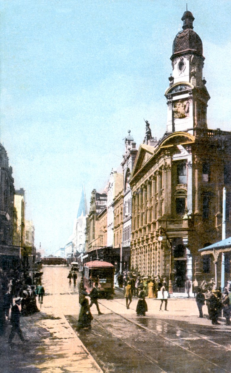 King Street, Sydney, Australia, ok. 1900 autorstwa Unbekannt