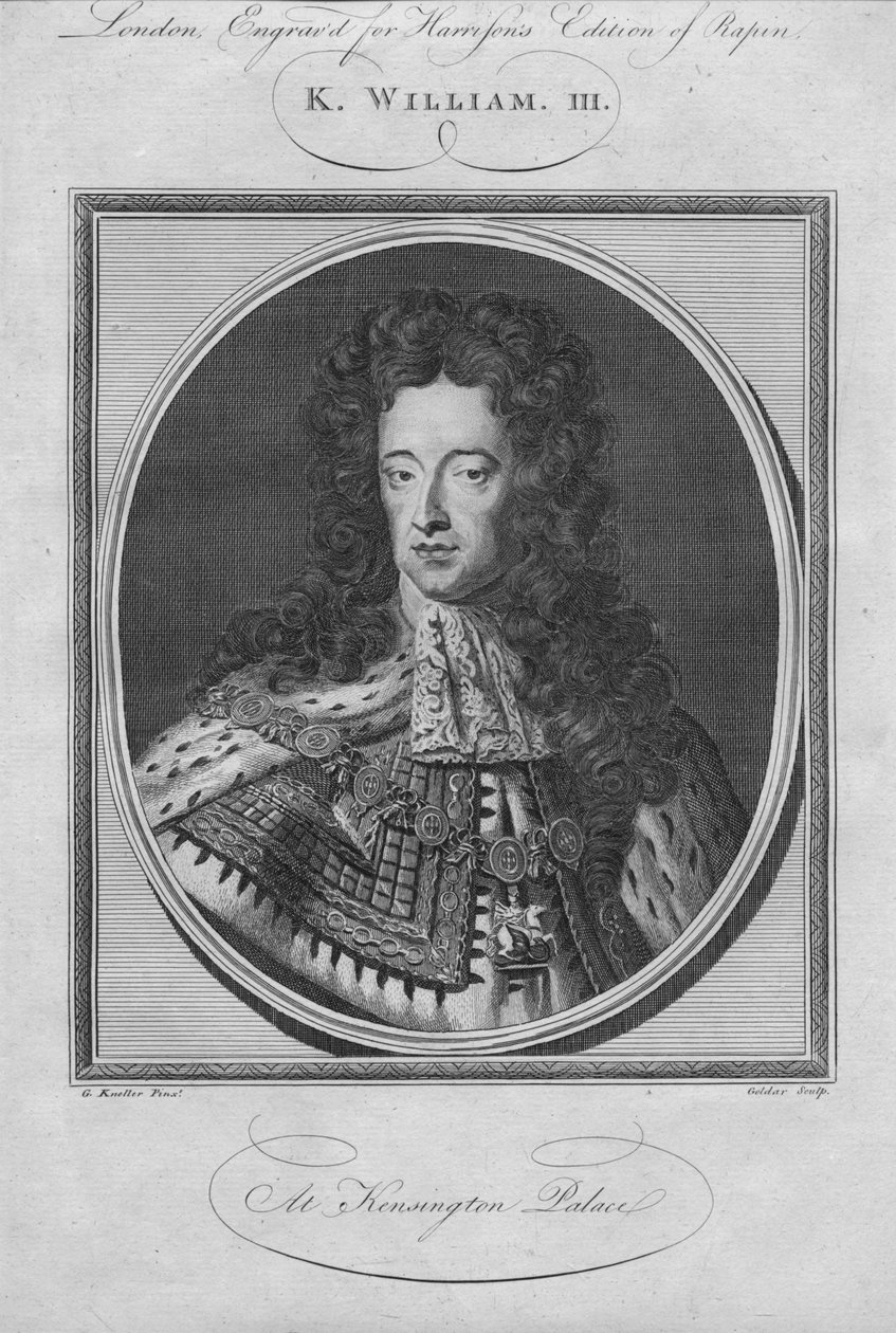 Król Wilhelm III, 1784. autorstwa Unbekannt