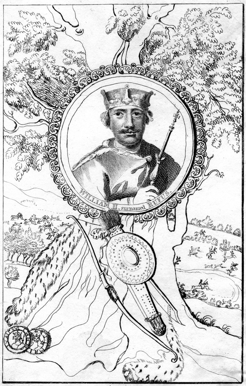 Król Anglii Wilhelm II autorstwa Unbekannt