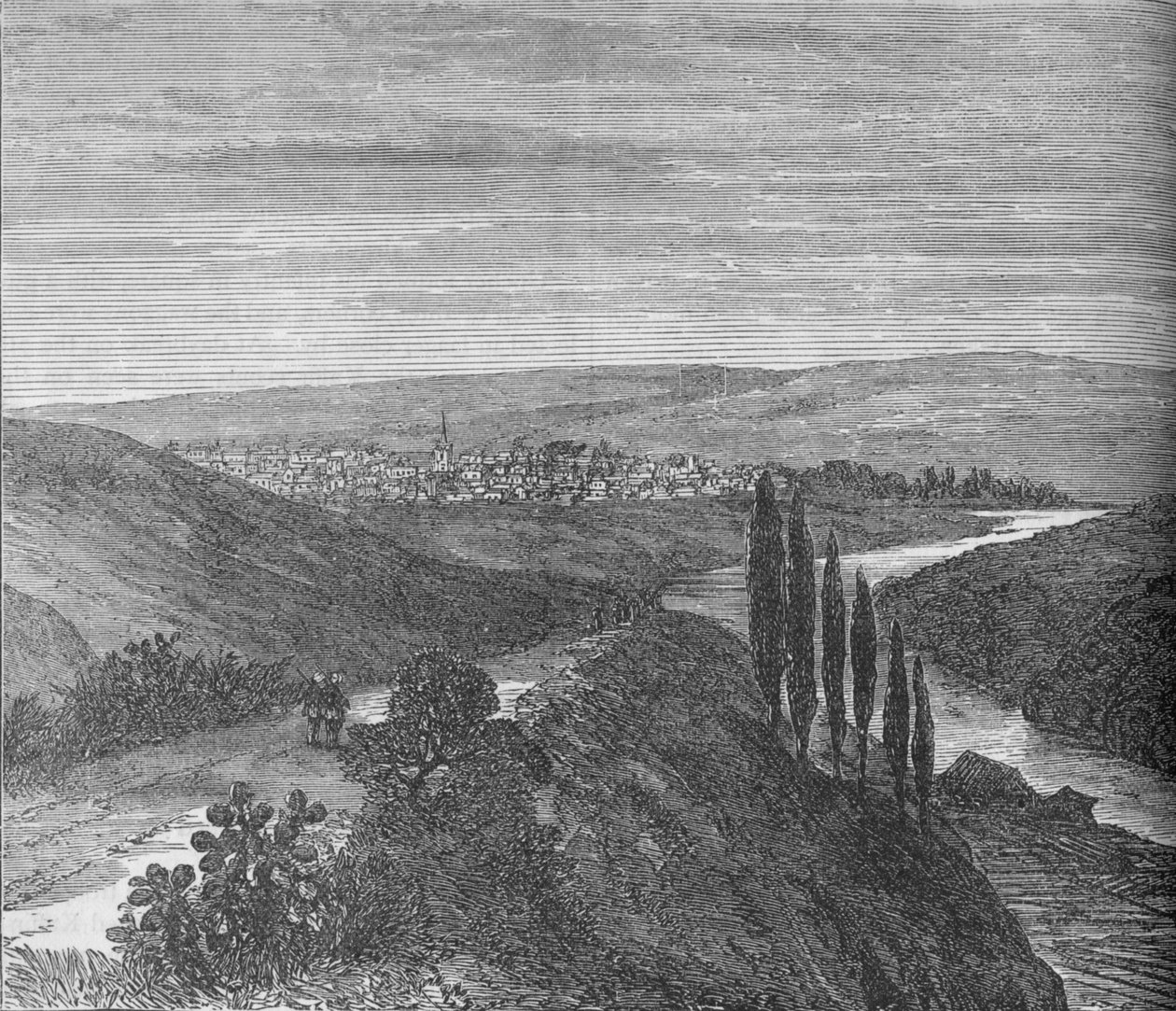 King Williams Town, z okolic akweduktu, ok. 1880 autorstwa Unbekannt