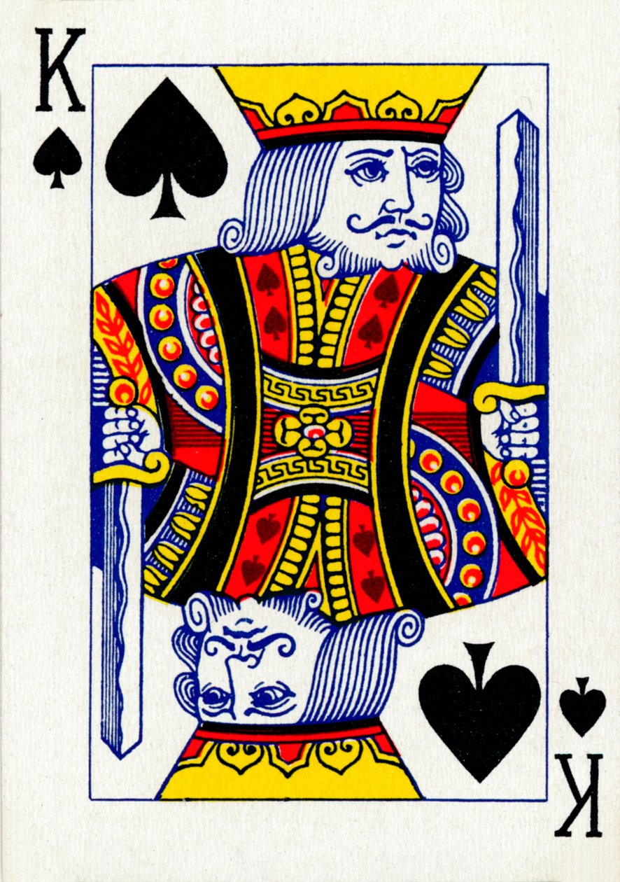 King of Spades z talii kart do gry Goodall & Son Ltd., c1940 autorstwa Unbekannt