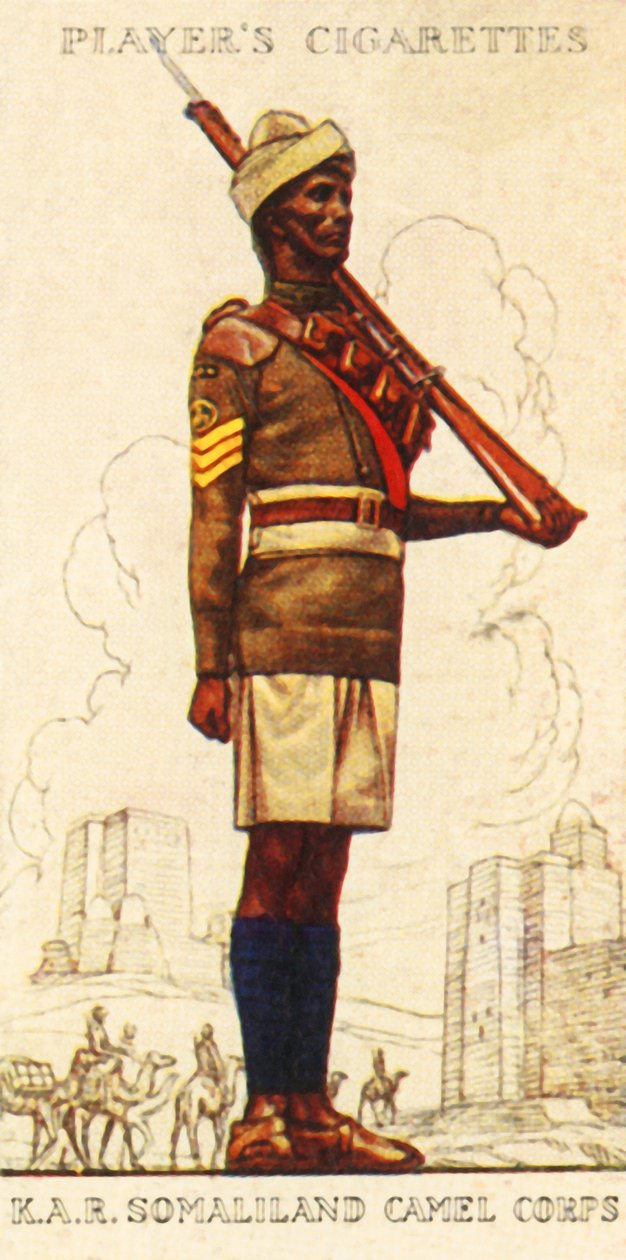 Kings African Rifles: Somaliland Camel Corps, 1936. autorstwa Unbekannt