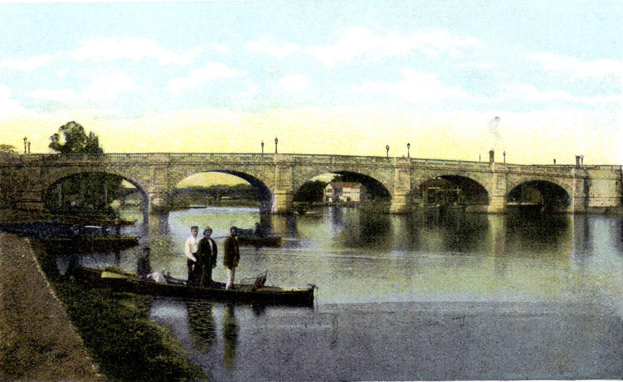 Kingston upon Thames Bridge, Londyn, XX wiek autorstwa Unbekannt