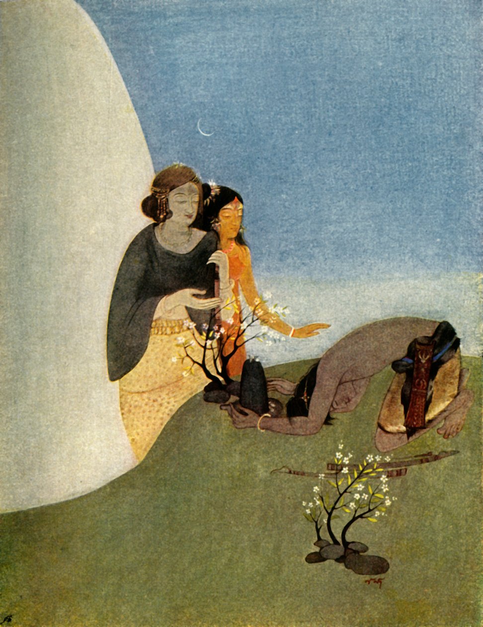 Kirat-Ardżuna, 1920. autorstwa Unbekannt