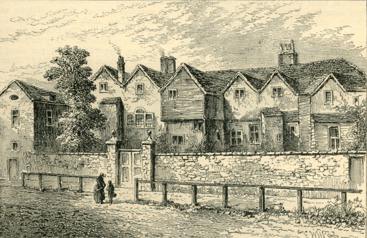 Zamek Kirby, Bethnal Green Dom niewidomych żebraków, ok. 1872 r. autorstwa Unbekannt
