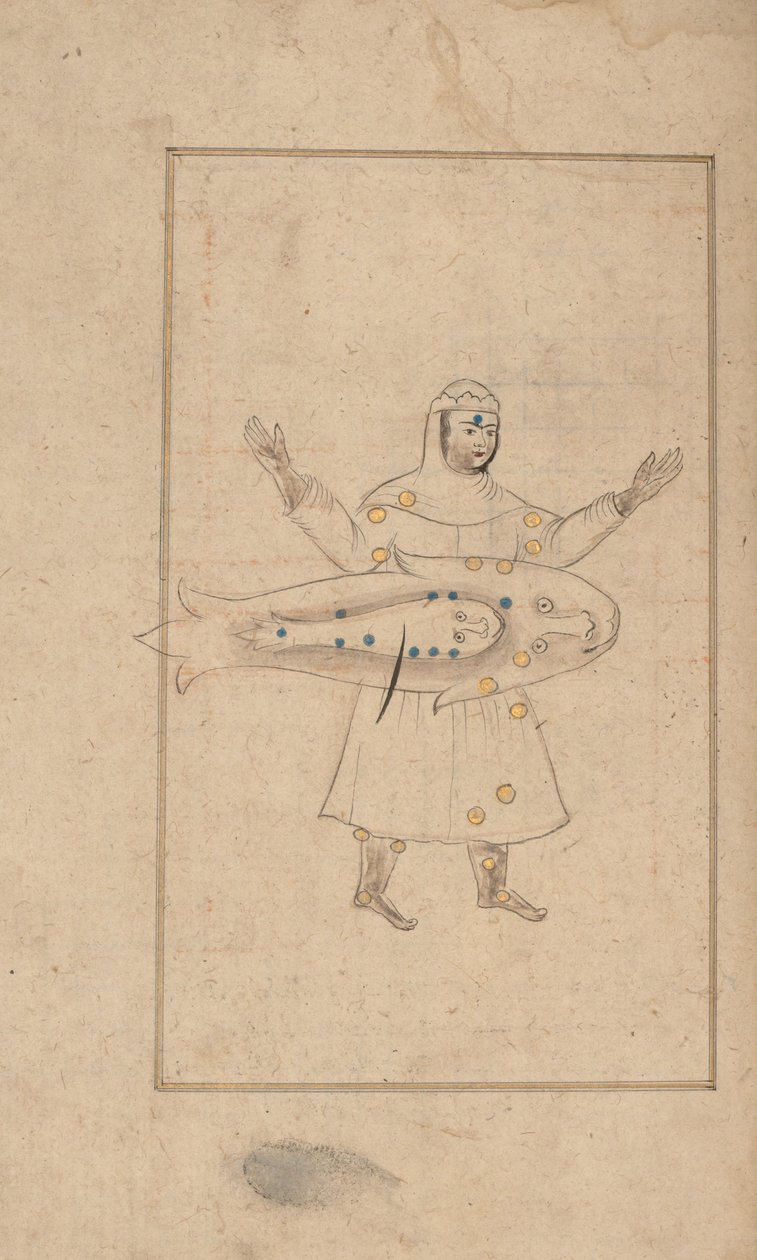 Kitab suwar al-kawakib al-thabita Księga obrazów gwiazd stałych al-Sufi, XVIII wiek. autorstwa Unbekannt
