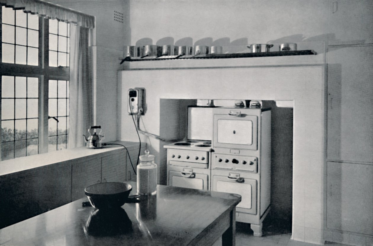 Kuchnia zaprojektowana przez R.W. Symondsa, 1938 autorstwa Unbekannt