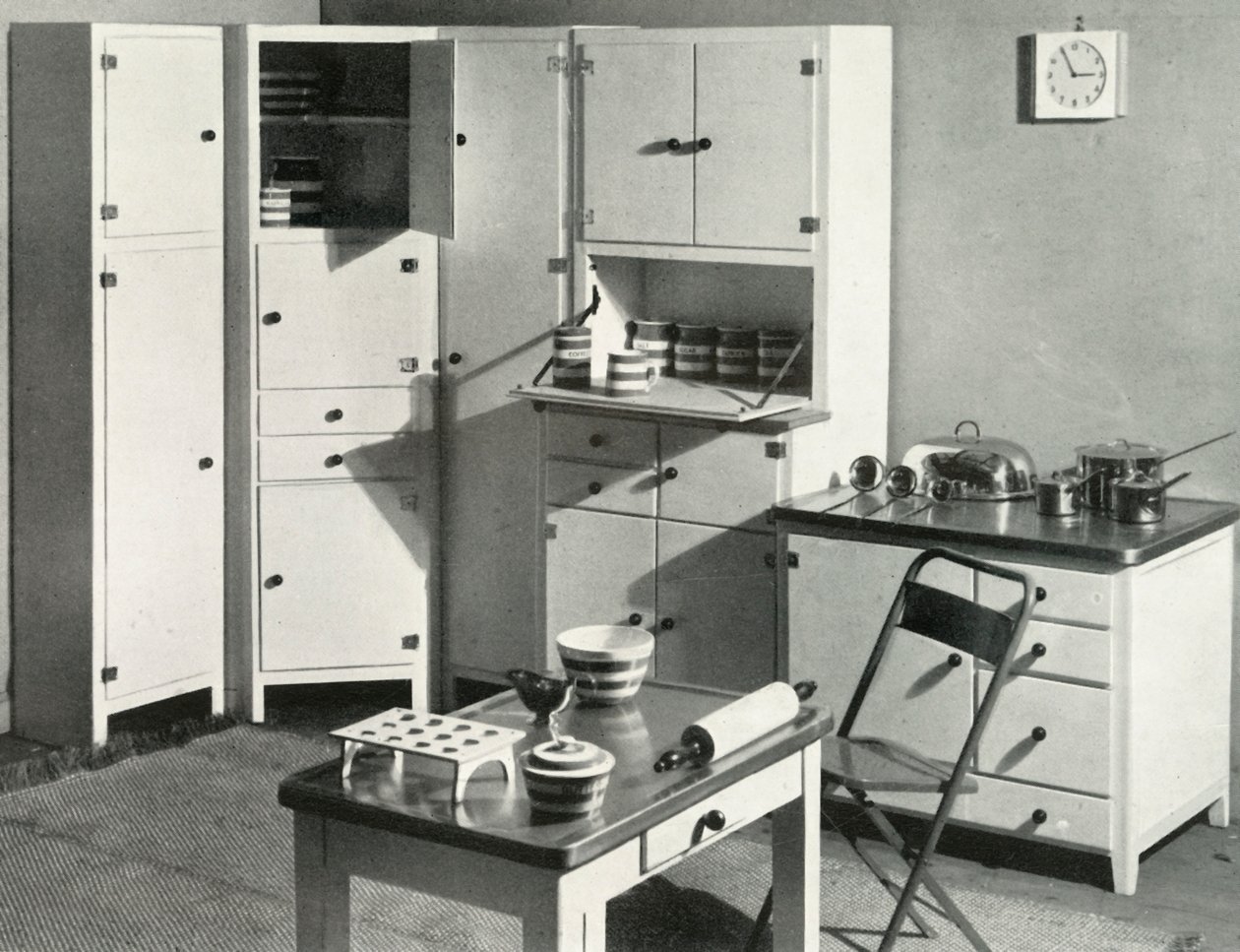 Meble kuchenne firmy Heals, Londyn, 1937. autorstwa Unbekannt