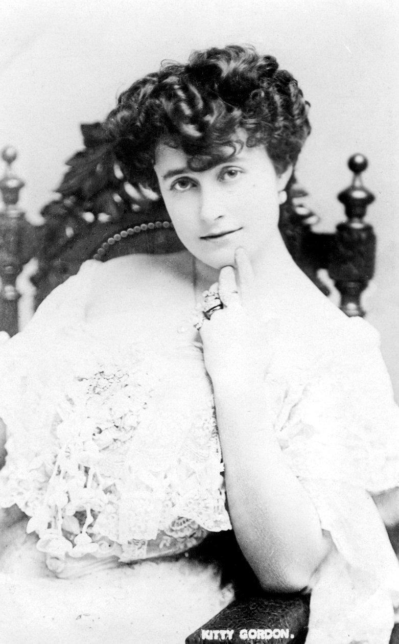 Kitty Gordon 1878-1974, angielska aktorka, początek XX wieku autorstwa Unbekannt