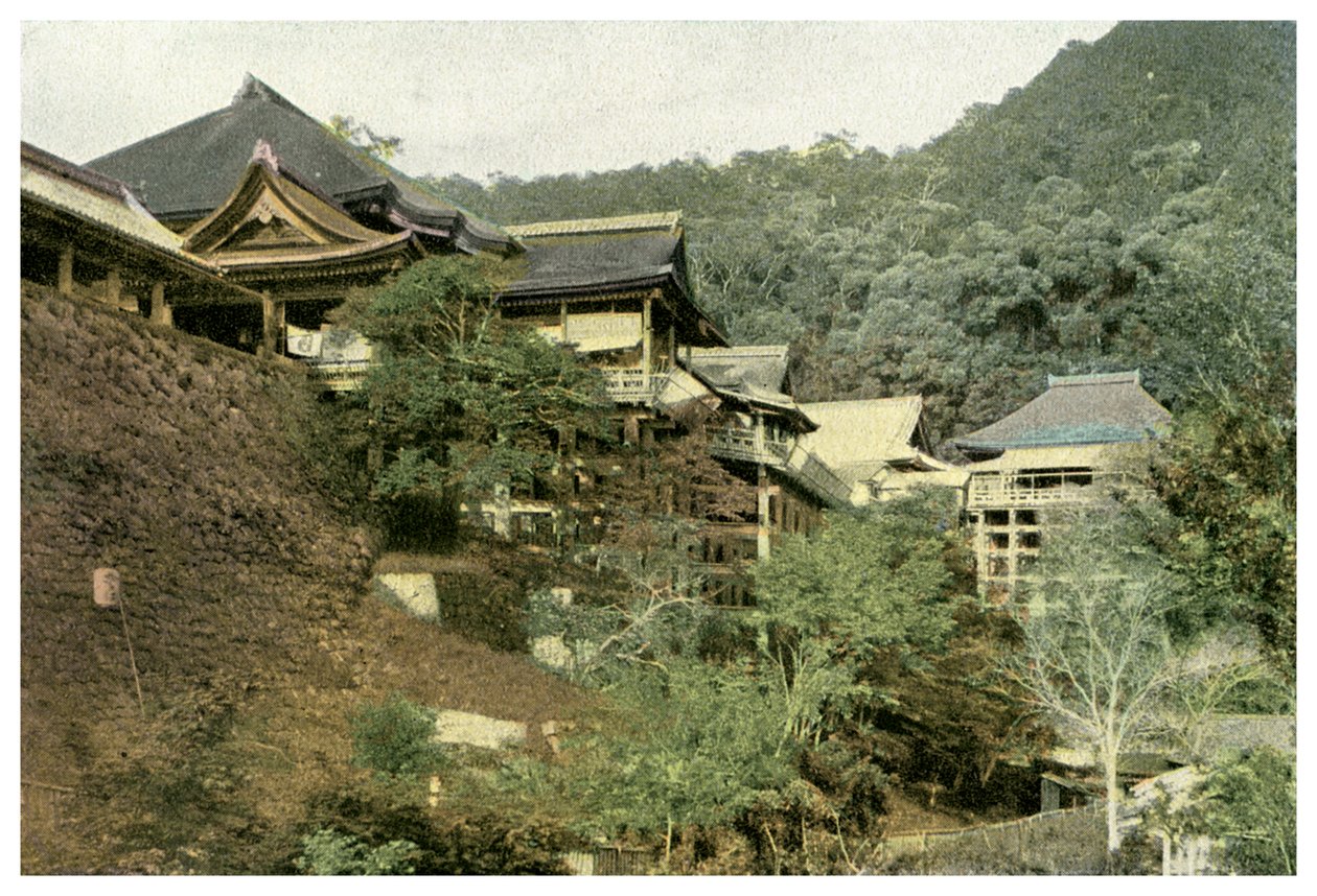 Świątynia Kiyomizu, Kioto, Japonia, 1904 autorstwa Unbekannt