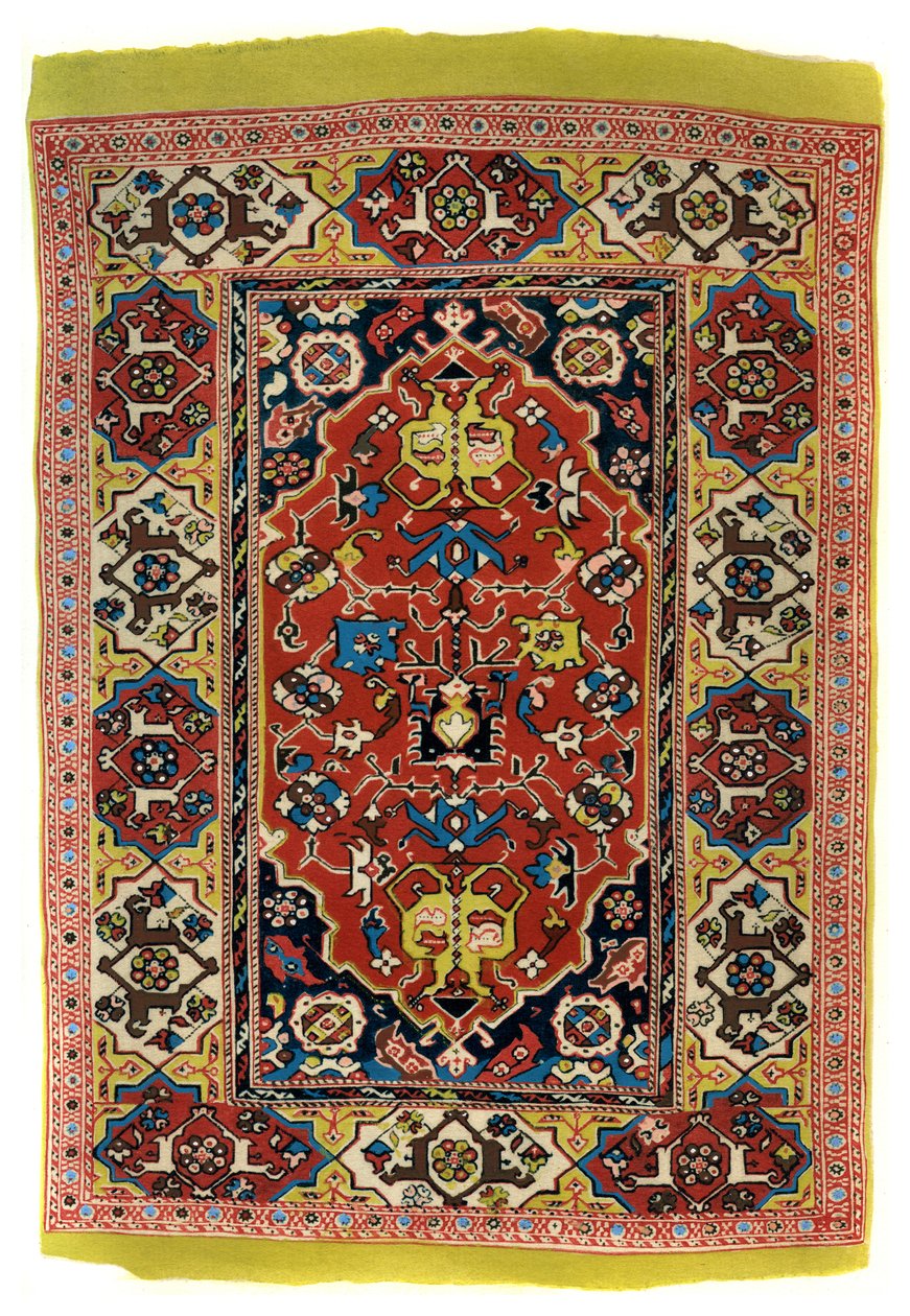 Dywan tkany wełniany, ok. 1600 1958 autorstwa Unbekannt