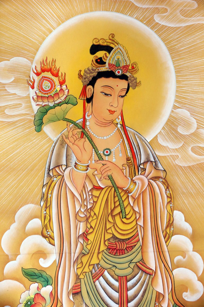 Klasztor Kong Meng San Phor Kark See. Bodhisattwa, 20160819, Singapur, Singapur autorstwa Unbekannt