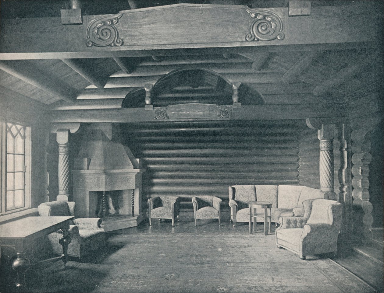 Kongssater, leśny dom króla i królowej Norwegii, ok. 1910 r. autorstwa Unbekannt
