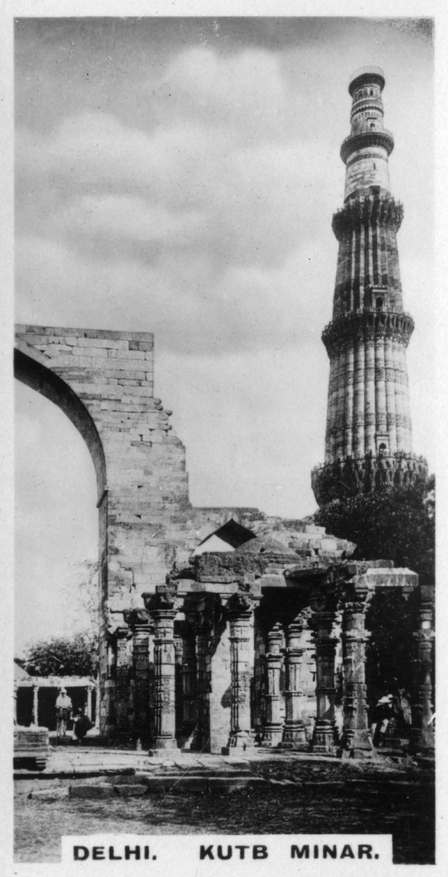 Kutub Minar, Delhi, Indie, ok. 1925 r. autorstwa Unbekannt