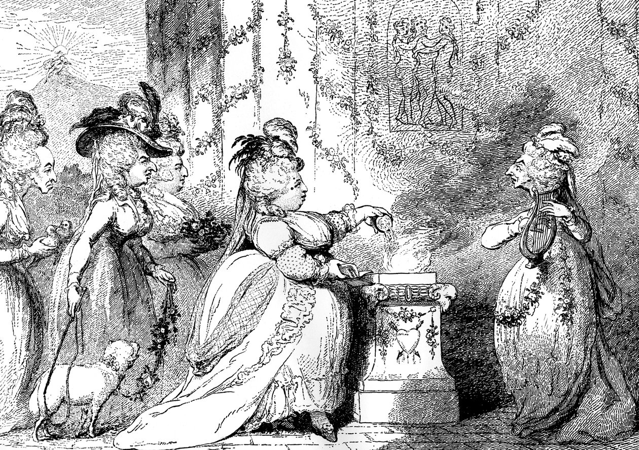 Piękne zgromadzenie, 1787 autorstwa Unbekannt