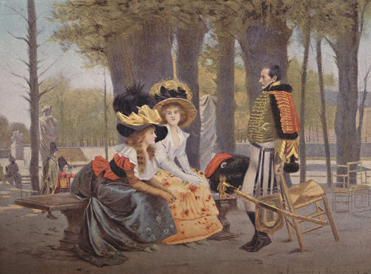 La Causerie. - Życie w Paryżu w 1793, 1896 autorstwa Unbekannt